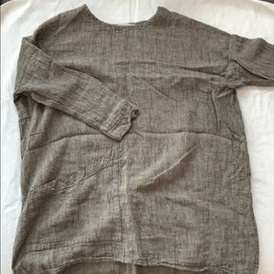 Elizabeth Suzann Harper linen gauze top